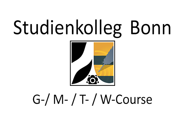 Studienkolleg Bonn - G-/M-/T-/W-course